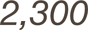 2,300